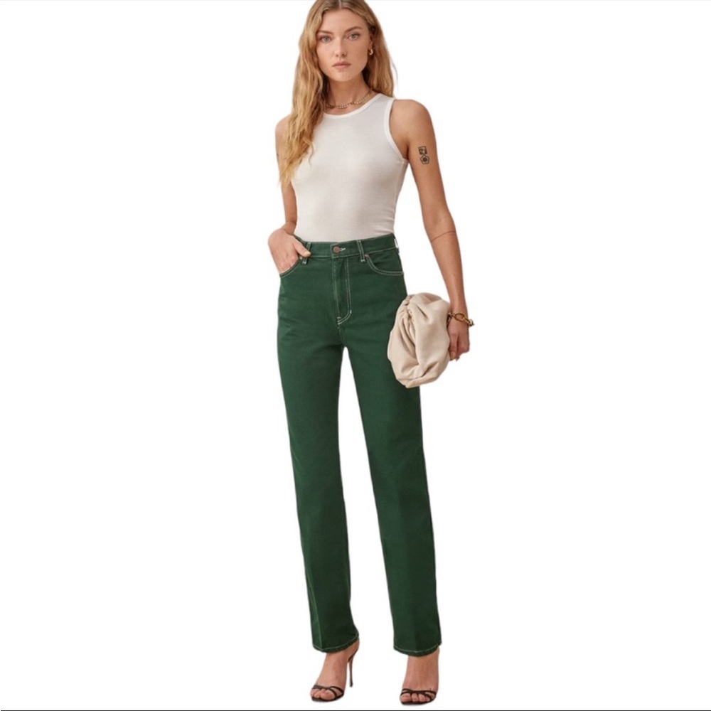 Reformation Cowboy High Rise Straight Jean